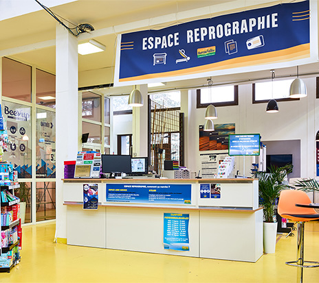 Espace reprographie bureau vallée
